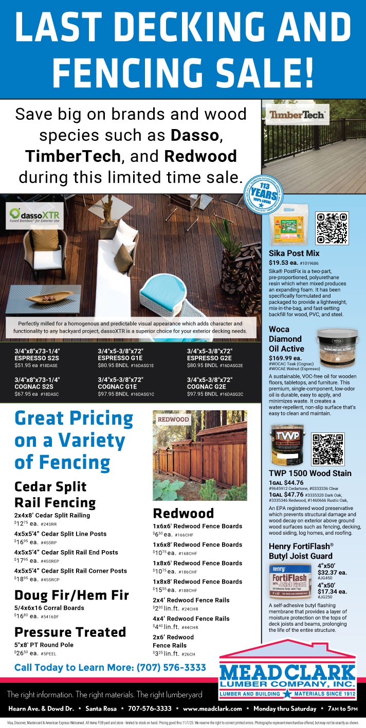 Fencing and Decking Sale